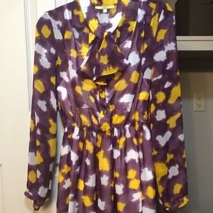 NWOT! Purple and gold dress